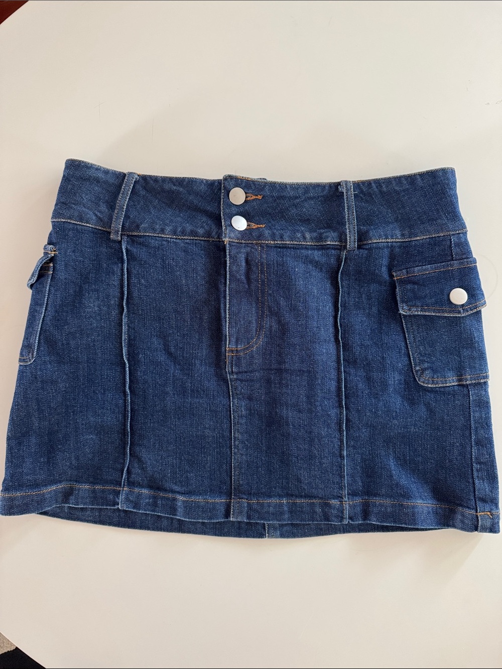 fashion nova denim miniskirt